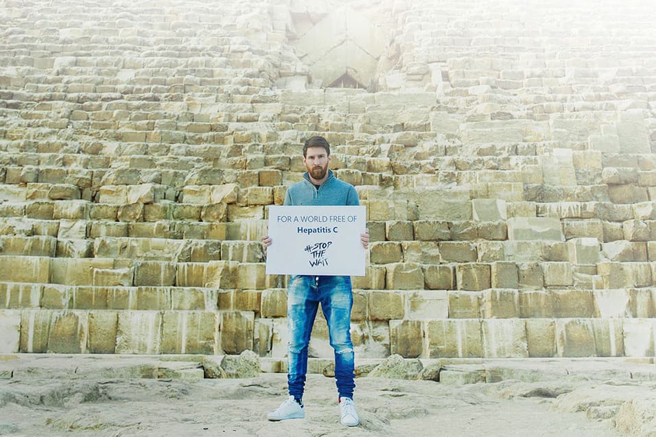 ليونيل ميسي، سفير حملة Tour n' Cure