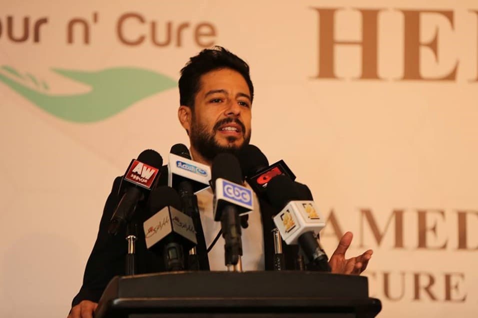محمد حماقي، سفير حملة Tour n' Cure